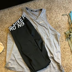 Nike tank top and pro Nike leggings